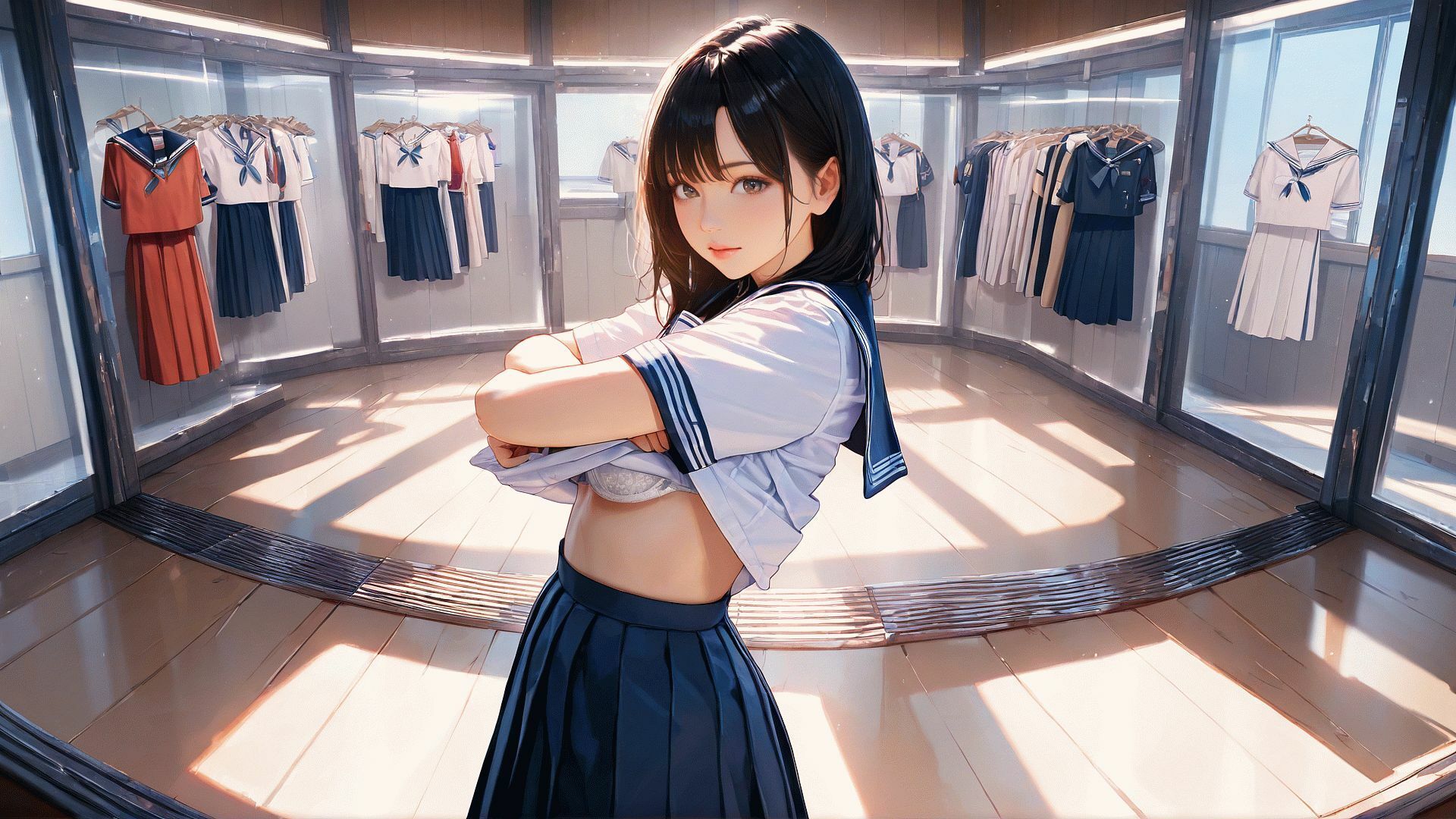 夏服これくしょん  制服至高主義 サンプル6ページ目