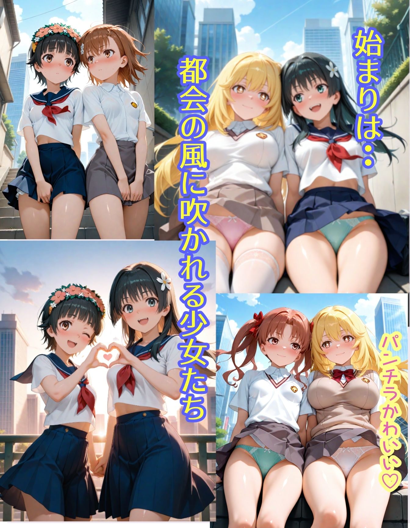 とある能力女子たちをコスプレさせてハメてみました サンプル1ページ目