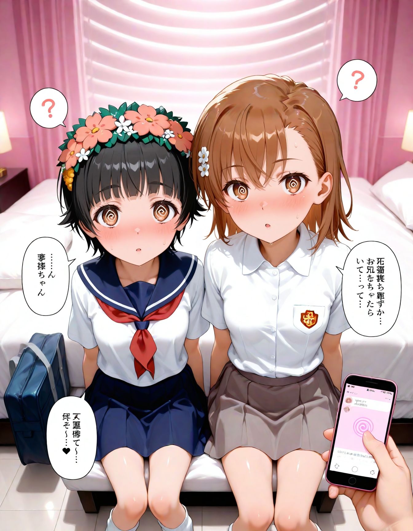 とある能力女子たちをコスプレさせてハメてみました サンプル8ページ目
