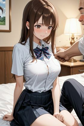家出女子校生とパパ活SEX サンプル1ページ目