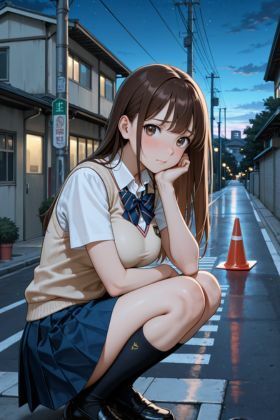家出女子校生とパパ活SEX サンプル5ページ目
