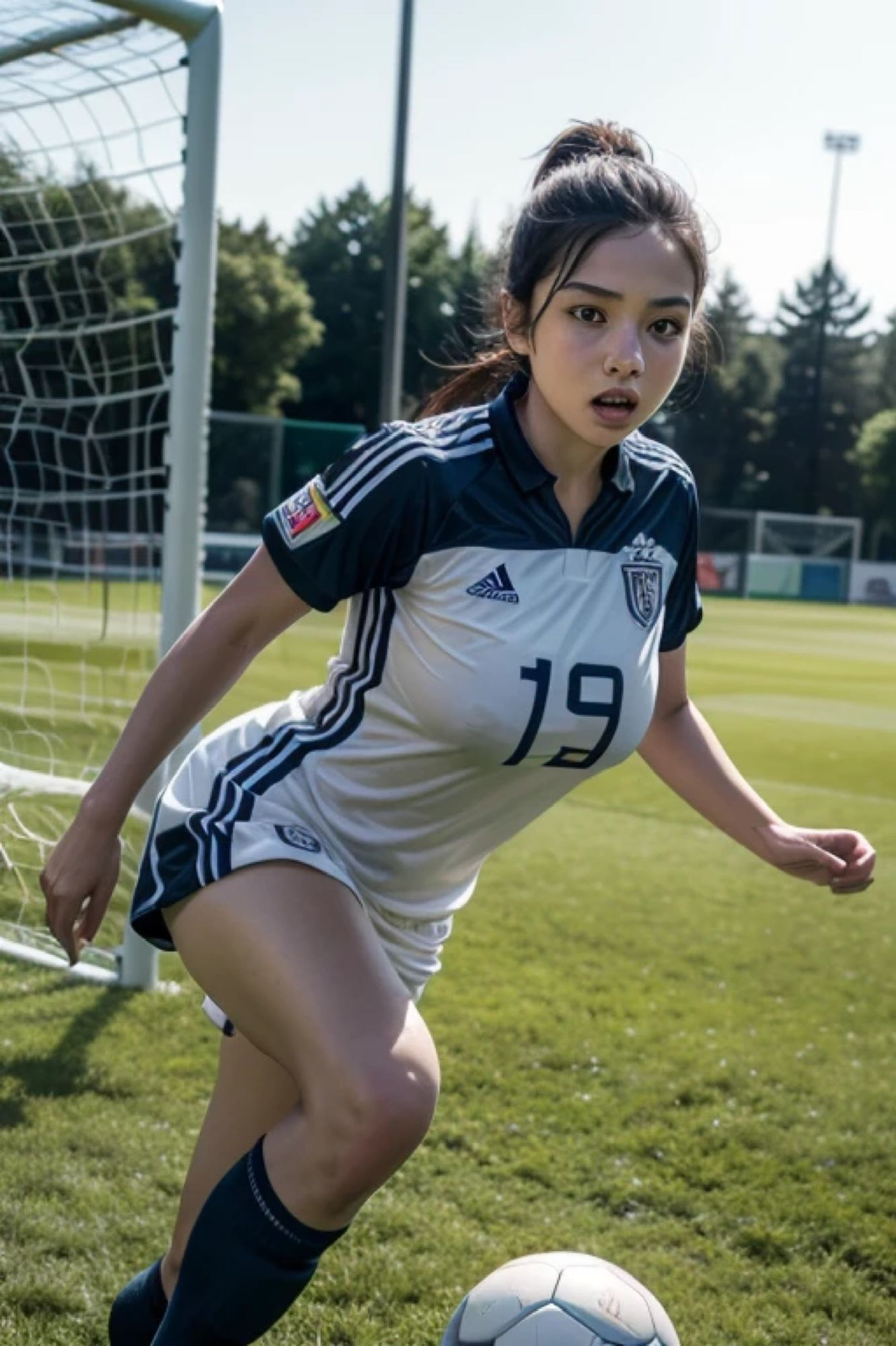 サッカーガールのアレやコレミニ サンプル2ページ目