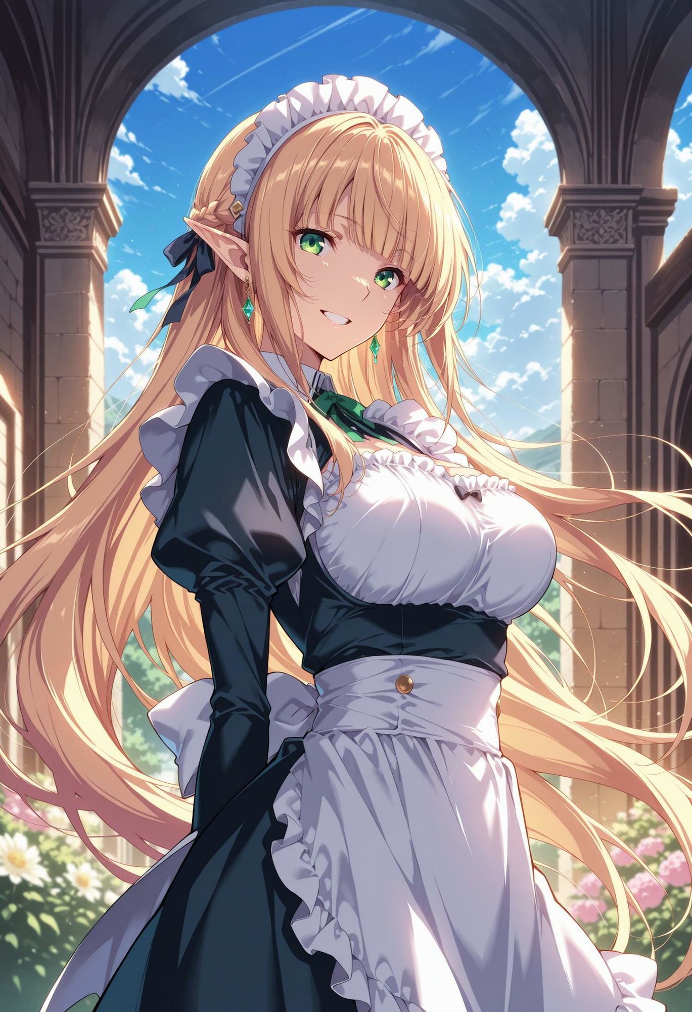エルフのメイドさんからの熱烈ご奉仕！5 サンプル1ページ目