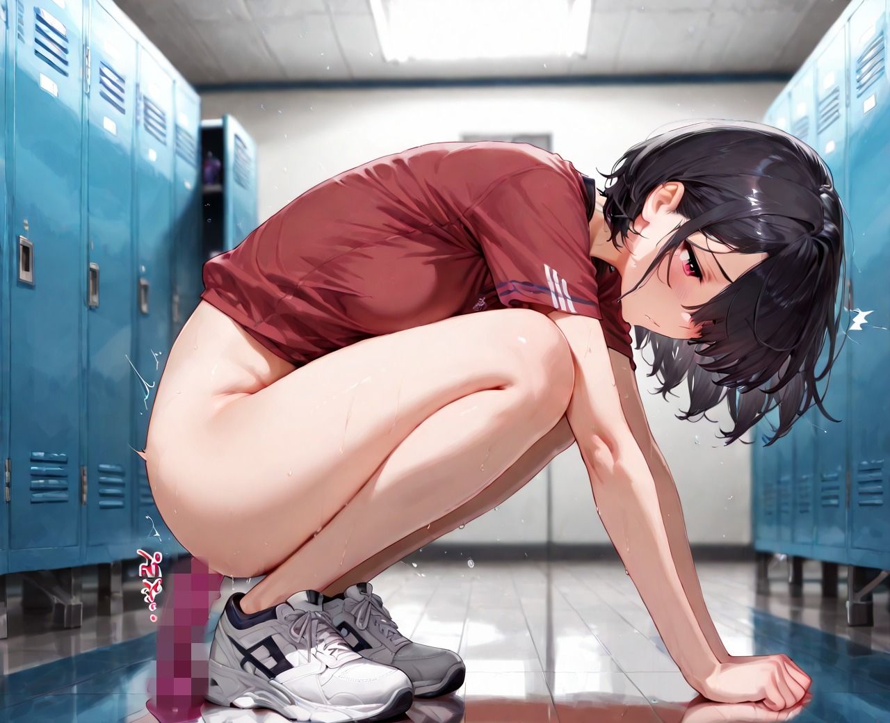 少しボーイッシュな運動部女子 サンプル5ページ目