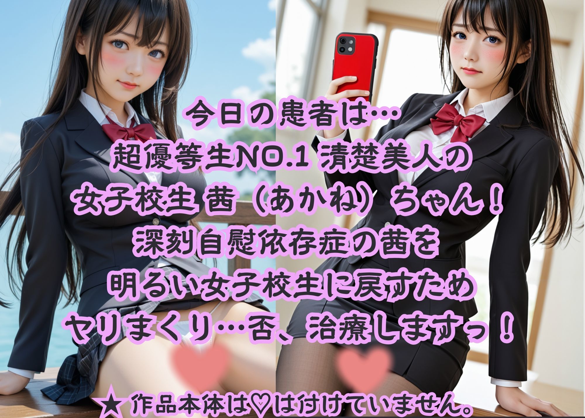 グラビア版 名門女子校の悩める女子校生マル秘治療 大作戦  茜（あかね）の場合 サンプル1ページ目