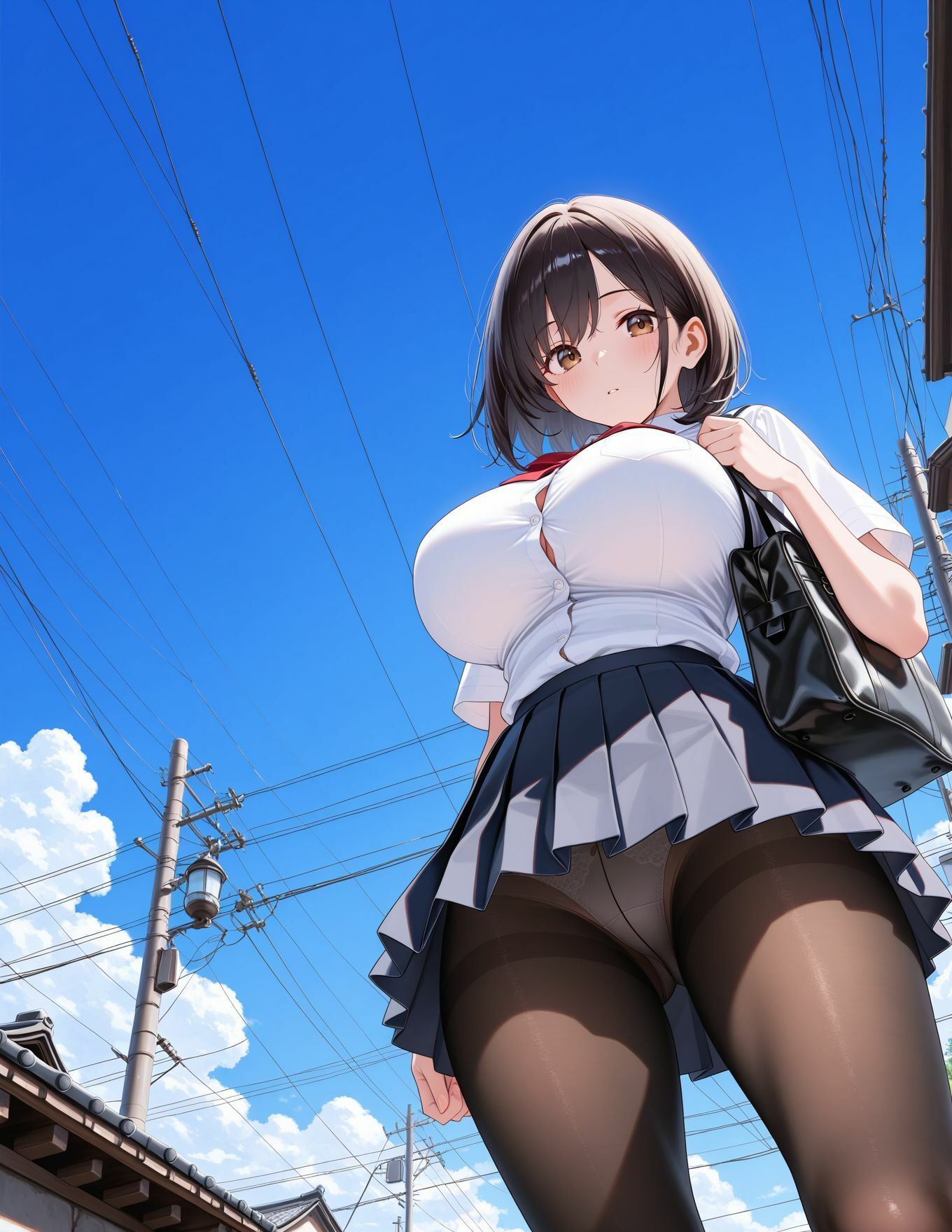 【フルHD以上の高画質】爆乳後輩を肉便器化  先輩特権で中出しセックスしまくり サンプル2ページ目