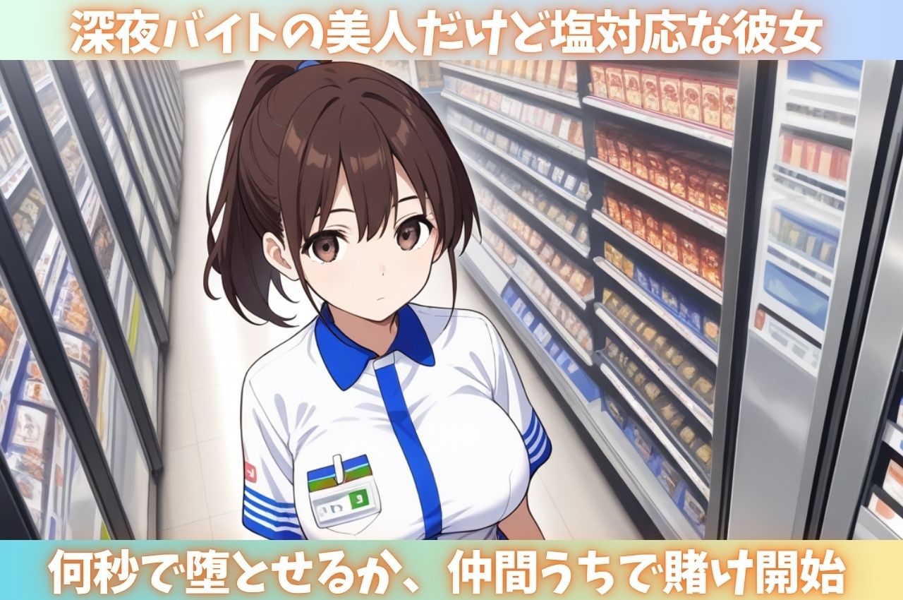 塩対応なコンビニ店員を5秒で即堕ちさせた話2 サンプル1ページ目