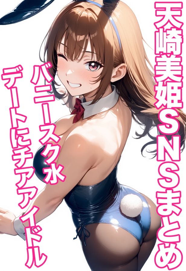 天崎美姫S N S まとめ バニースク水デートにチアアイドル サンプル1ページ目