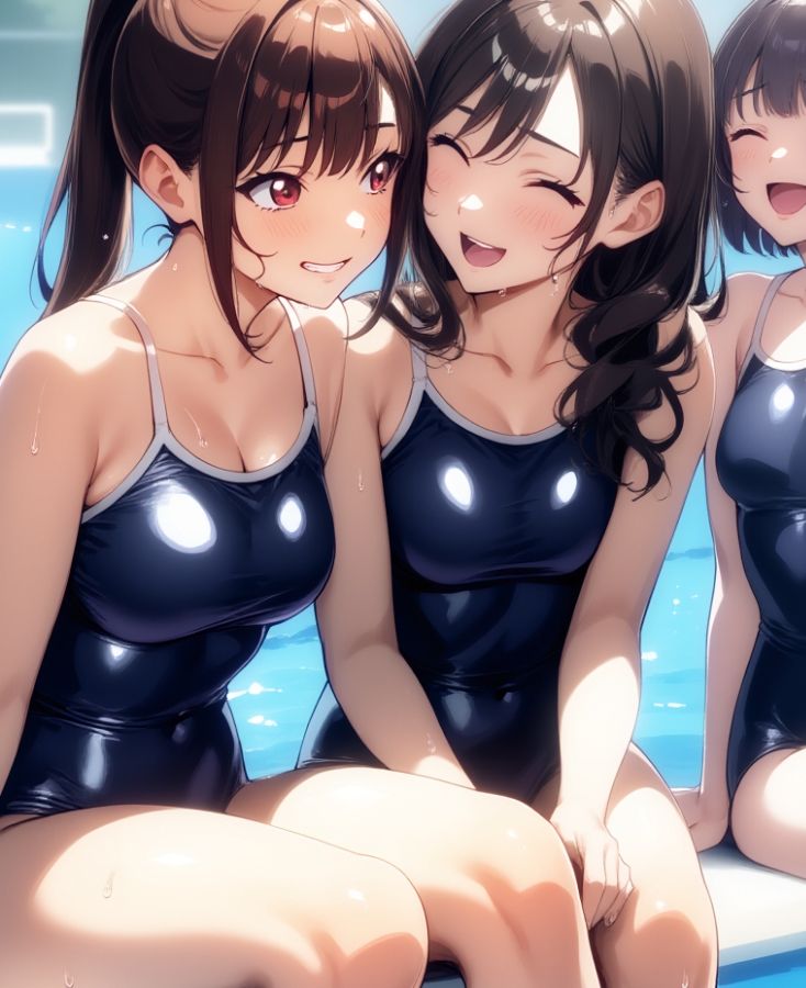 天崎美姫S N S まとめ バニースク水デートにチアアイドル サンプル7ページ目