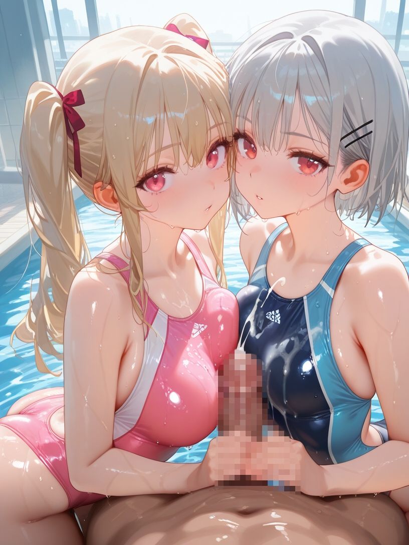 巨乳水泳部とハーレムエッチ3 サンプル1ページ目