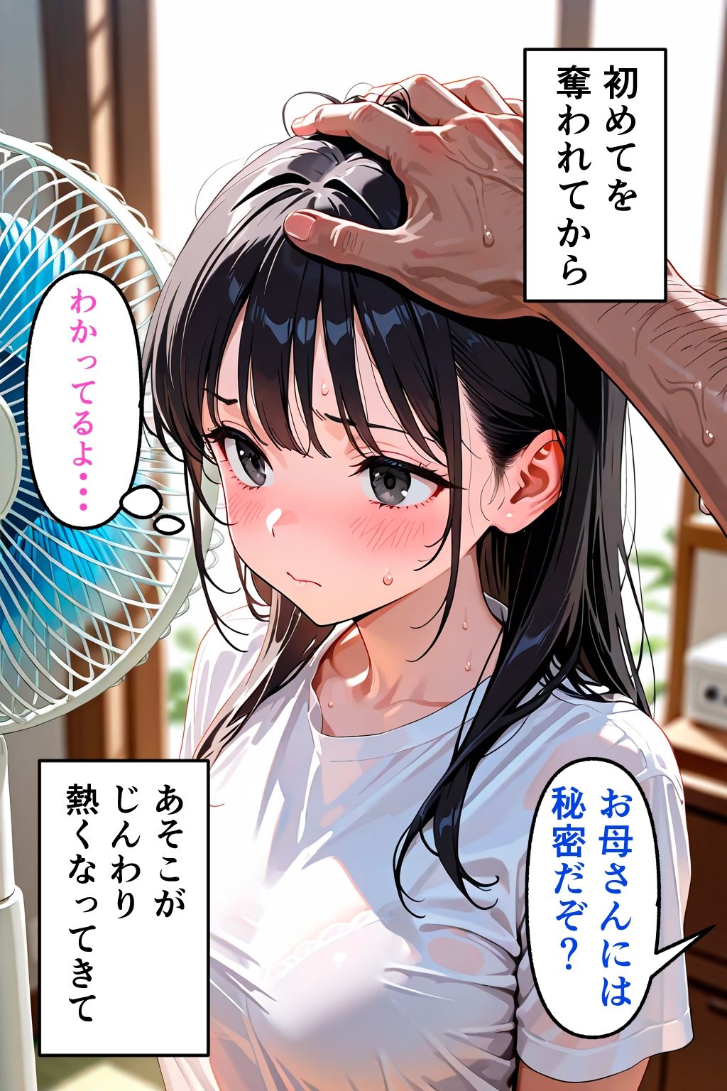 母が再婚した義父の絶倫デカチ〇ポがドストライクすぎて、何度も何度も中出しされた青春時代 サンプル5ページ目