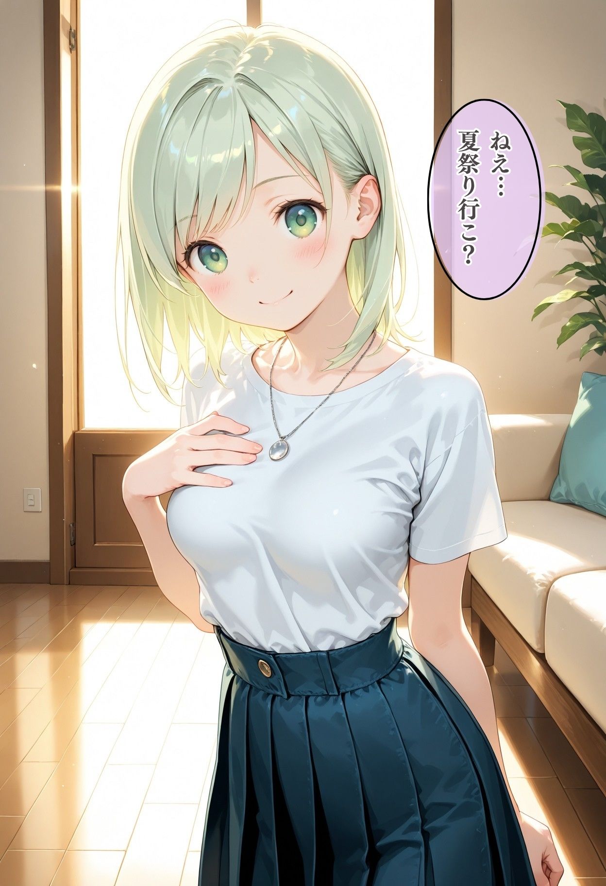幼馴染と夏祭りで一線超えたら子作りおねだりされた件【高画質500枚】 サンプル1ページ目