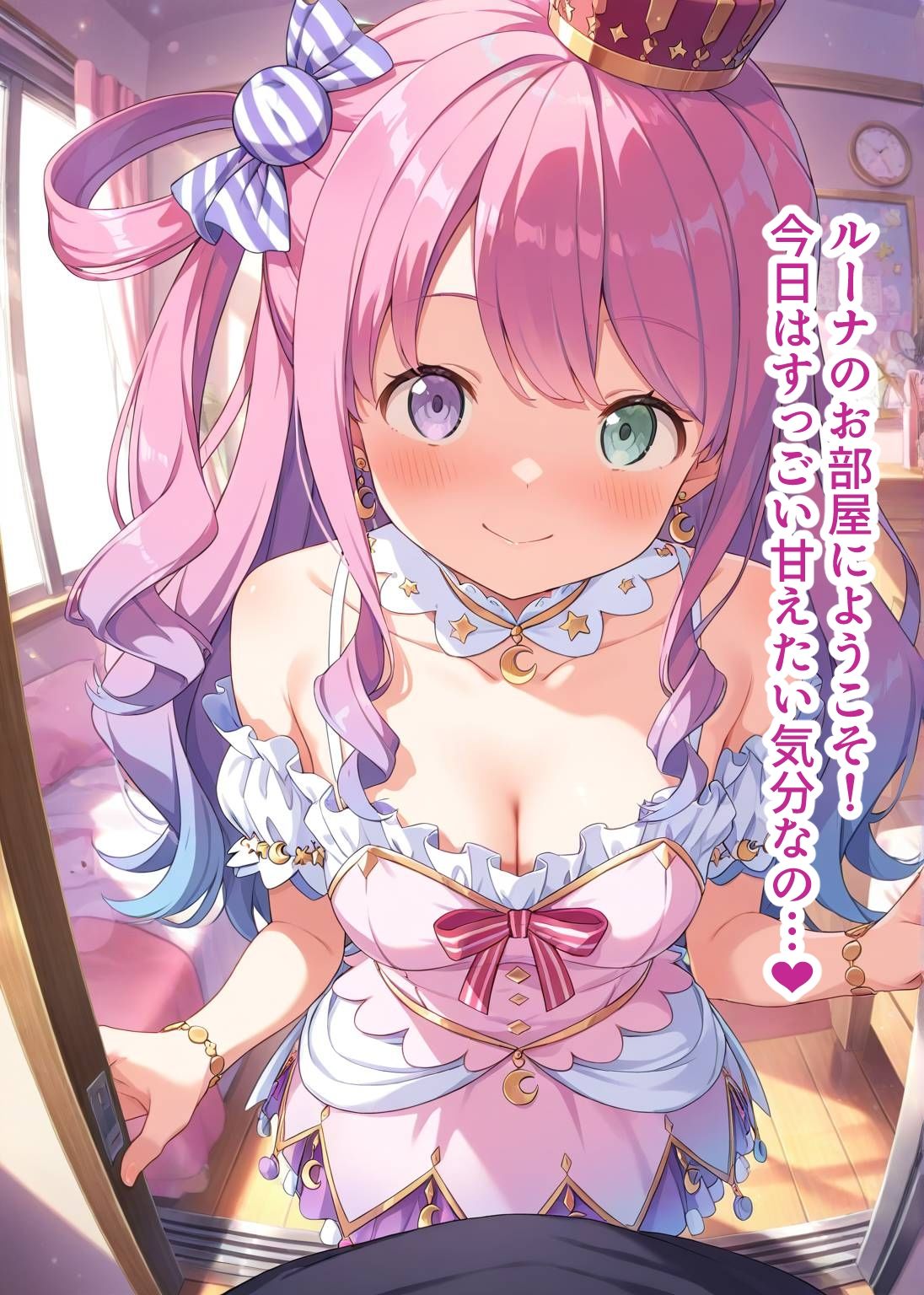 推しのVとセックスする話【姫〇ルーナ】 サンプル1ページ目