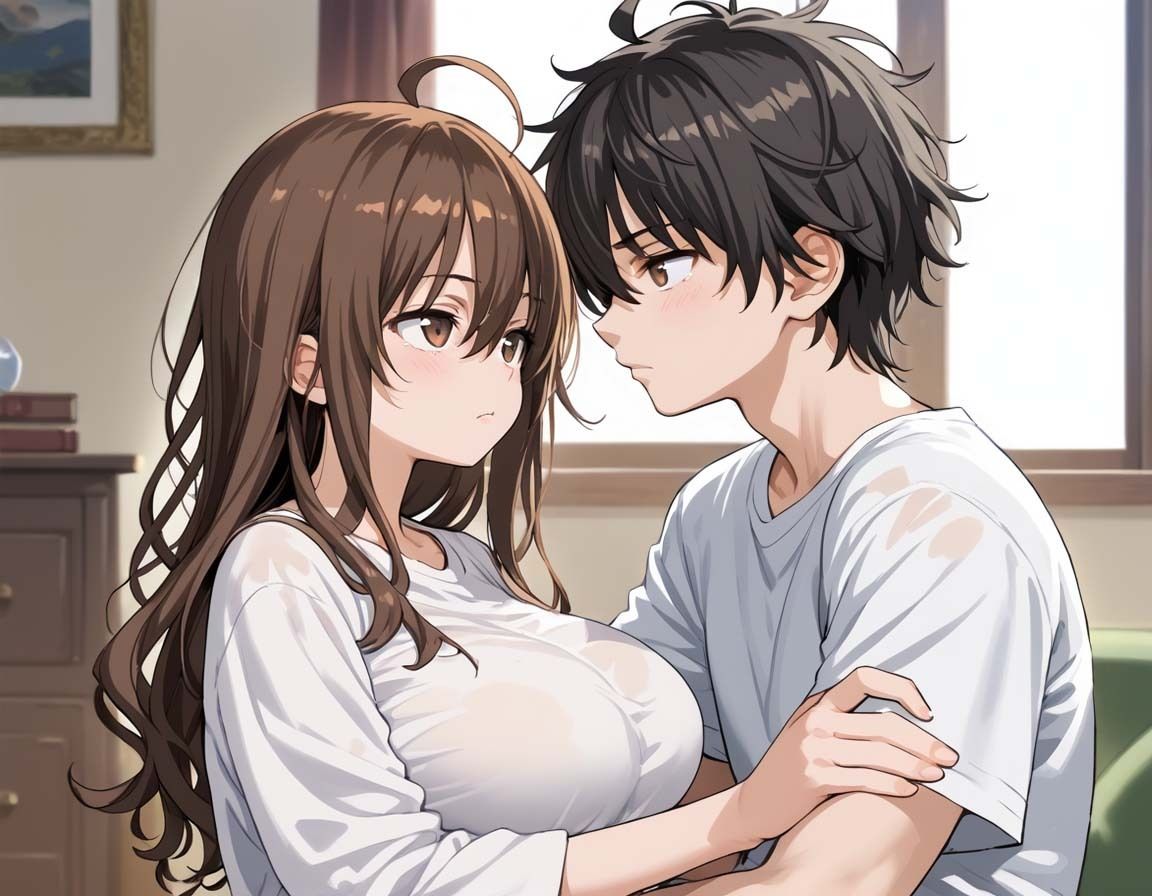 同級生の爆乳美女が誘ってきた サンプル2ページ目