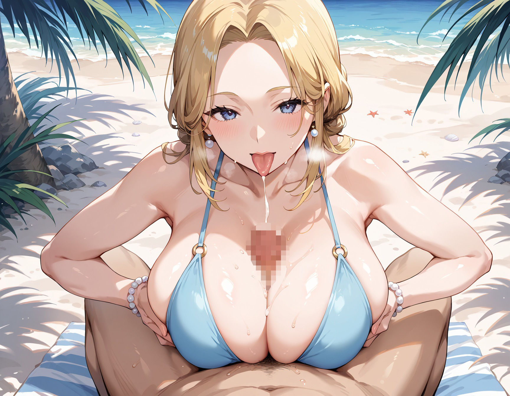 淫乱ヤリ目だらけの人妻セックスビーチ サンプル7ページ目