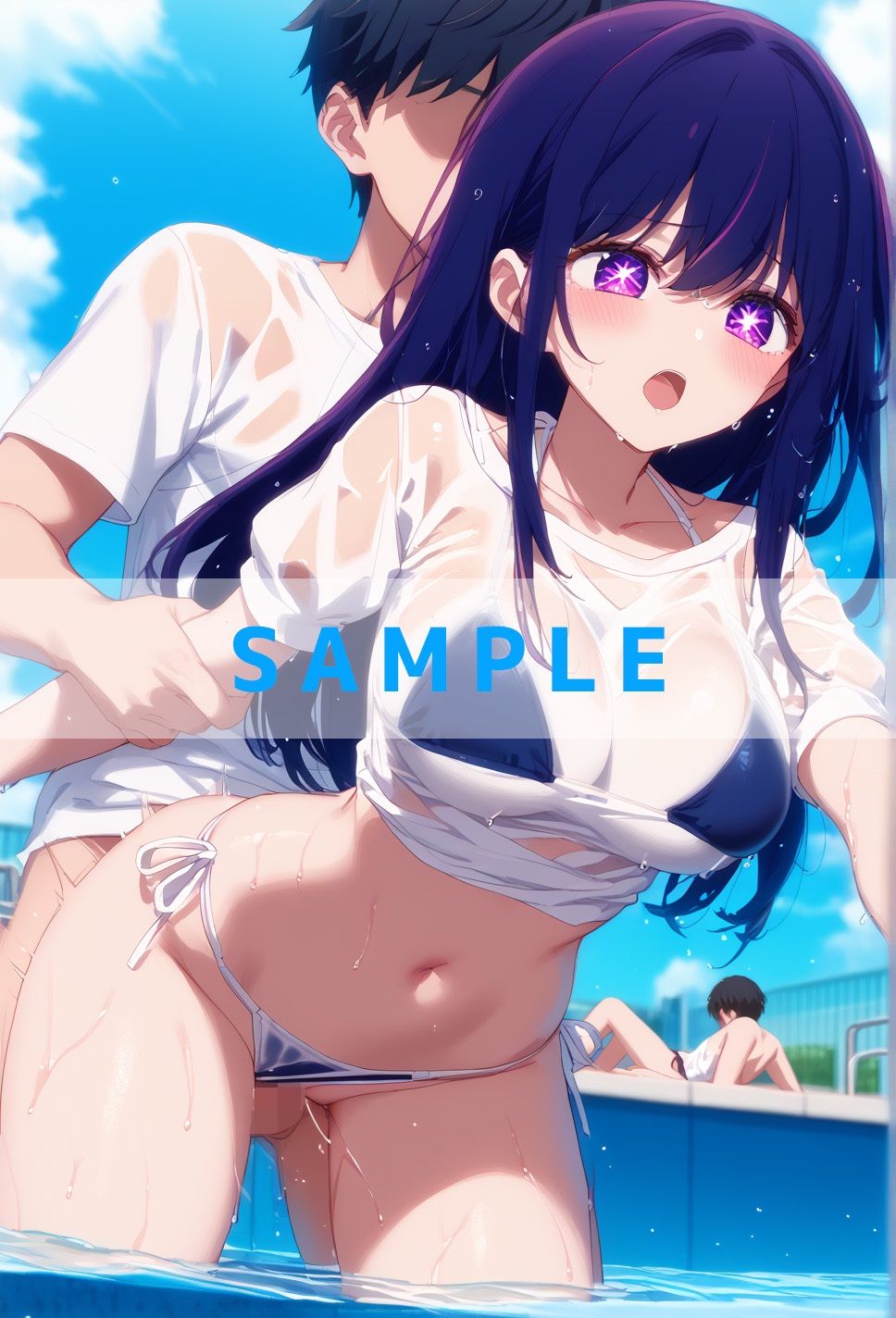 濡れT水着がエロすぎた  推〇の子ver サンプル4ページ目