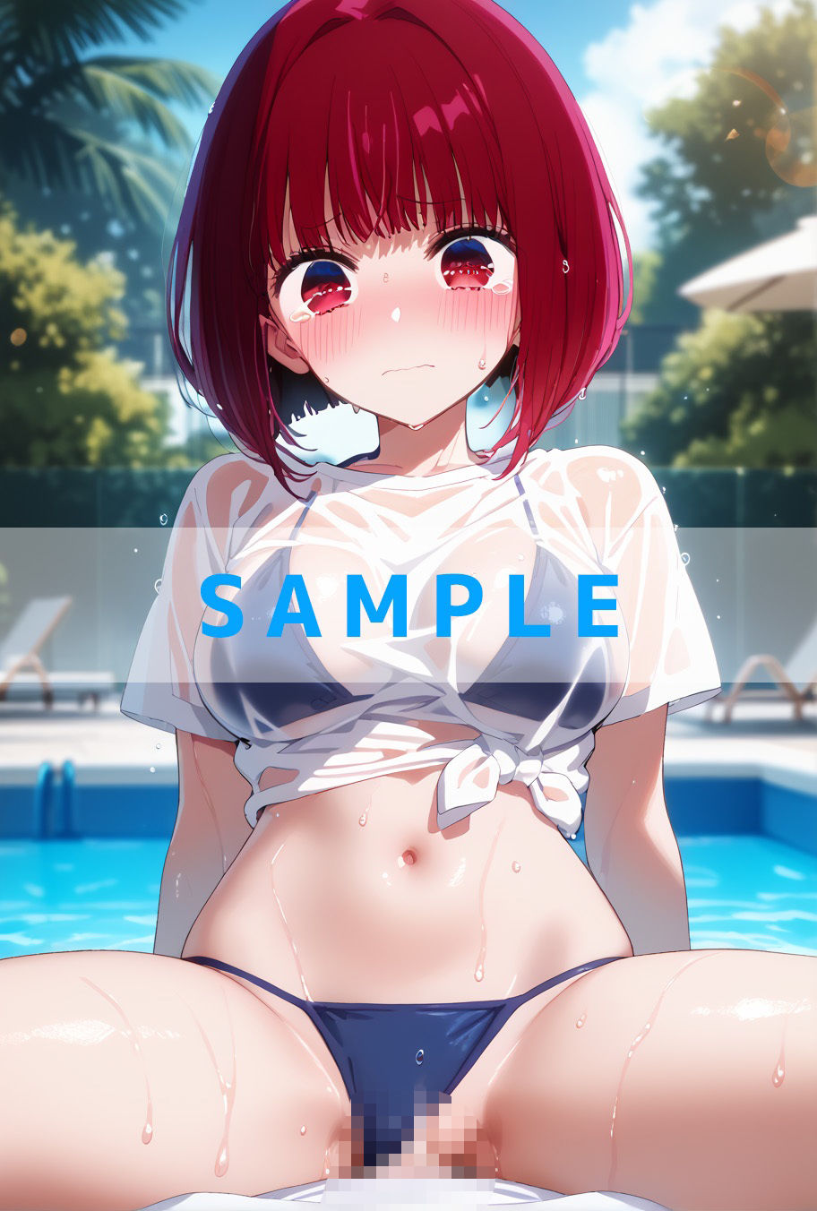 濡れT水着がエロすぎた  推〇の子ver サンプル8ページ目