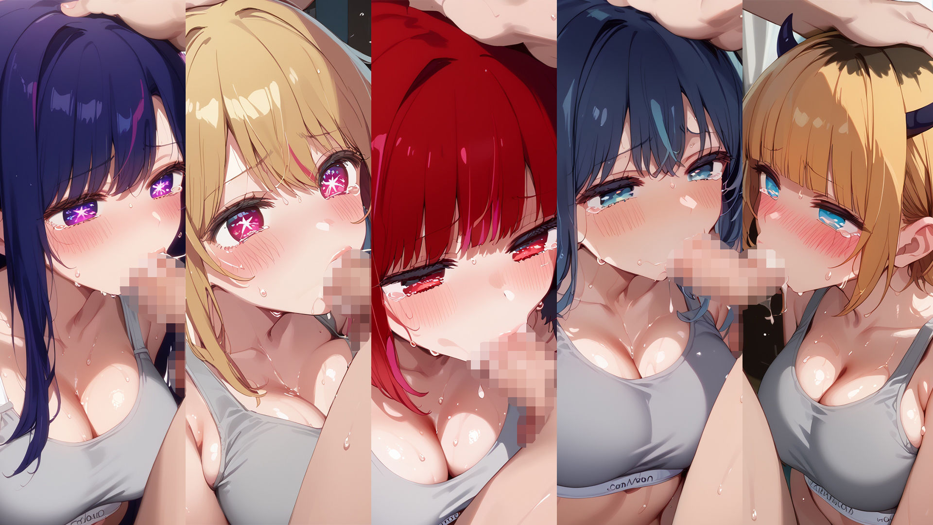 汗だくスポブラえっち 推〇の子ver サンプル2ページ目