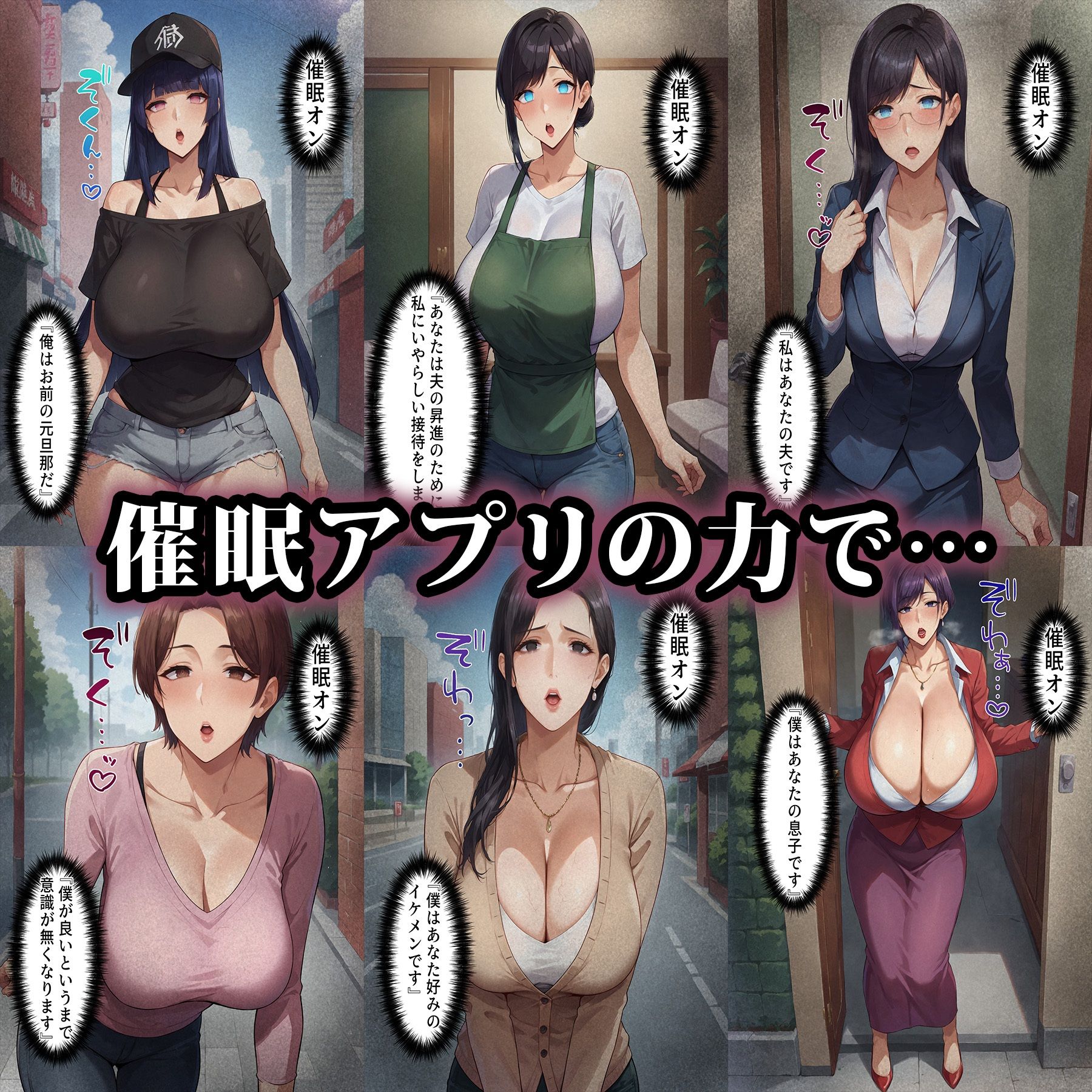 催●おじさんに支配された女達〜総集編 サンプル9ページ目