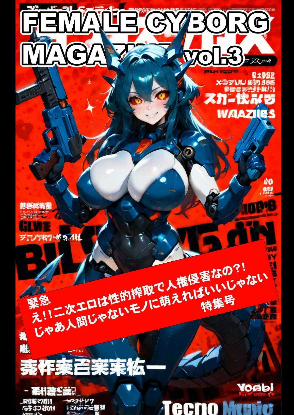 FEMALE CYBORG MAGAZINE vol.3 サンプル1ページ目