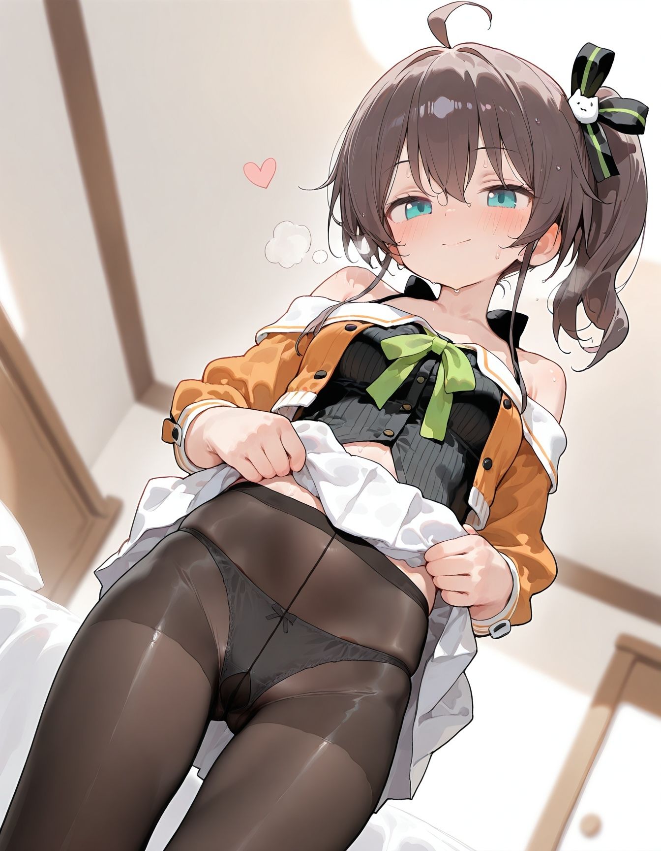 ホ○ライブ夏色まつ○孕ませえっち サンプル1ページ目