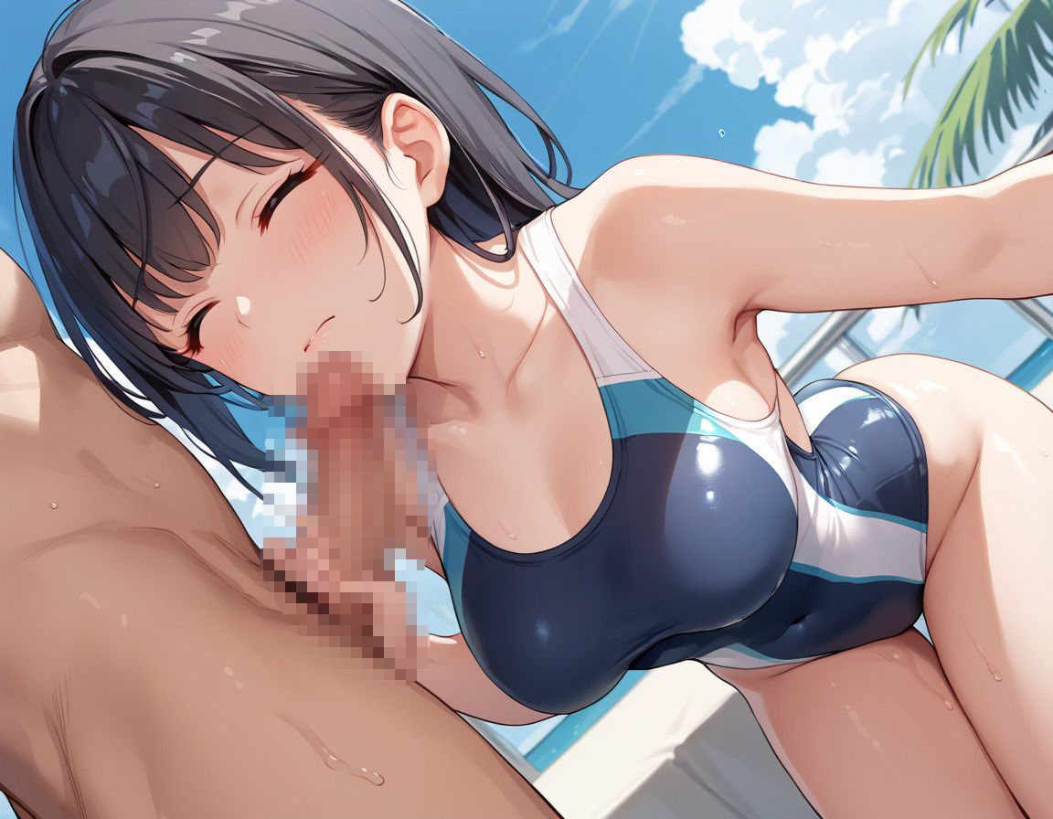スク水女子校生を孕ませる サンプル8ページ目