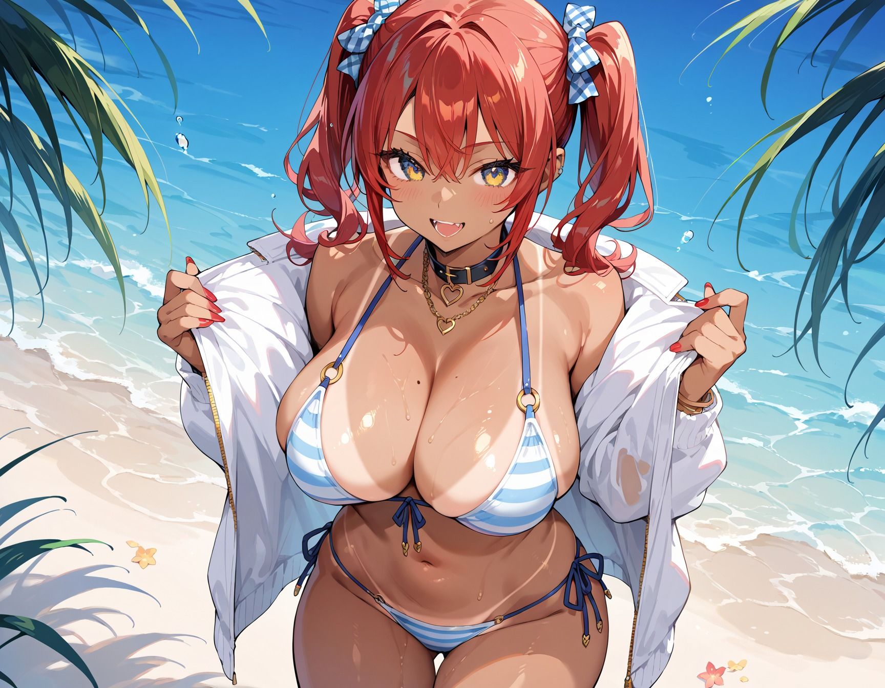 【高画質画像集】ご奉仕性処理爆乳ビキニギャルズ サンプル1ページ目