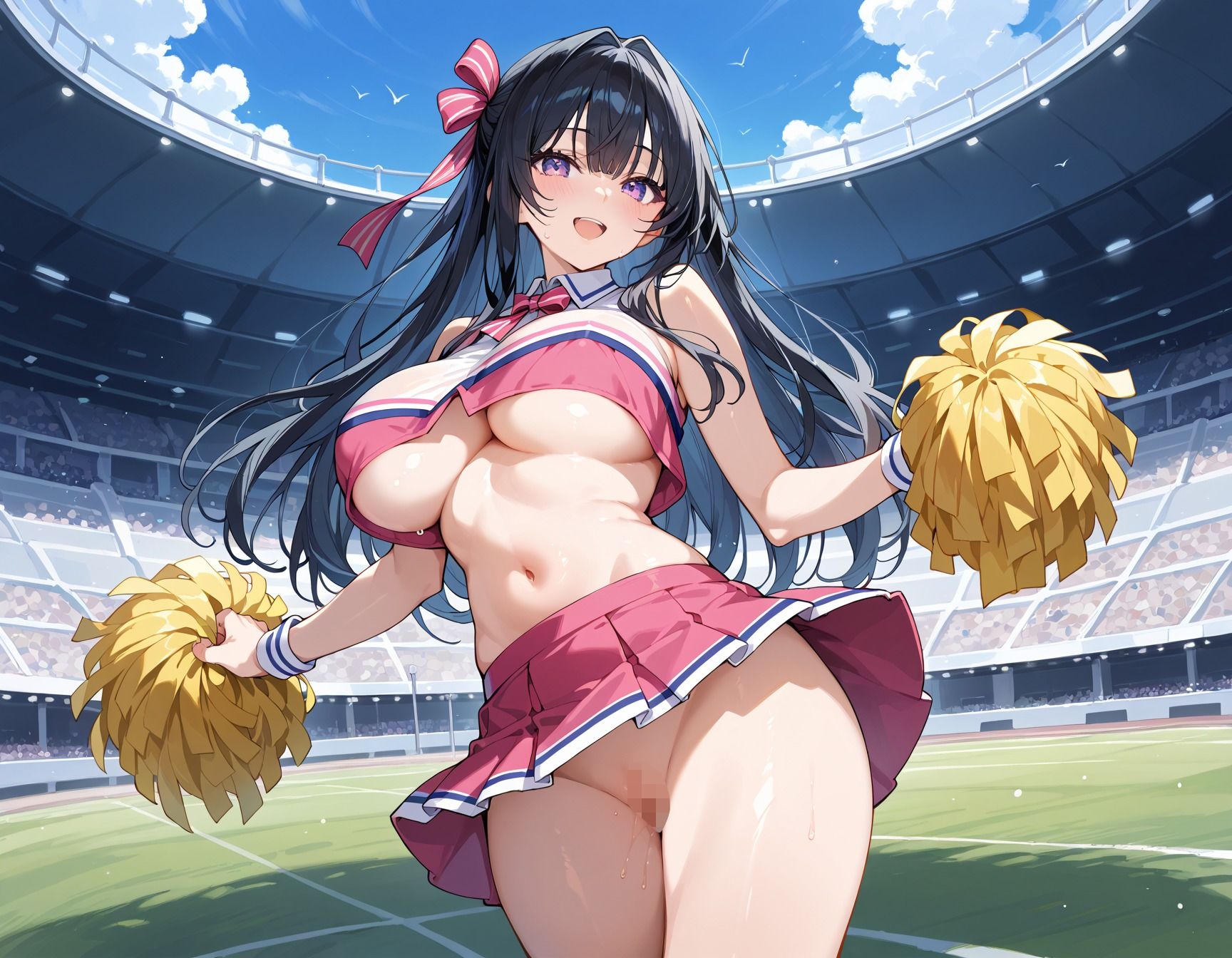 私立種付交尾学園・文化祭〜丸出しチア編〜 サンプル1ページ目