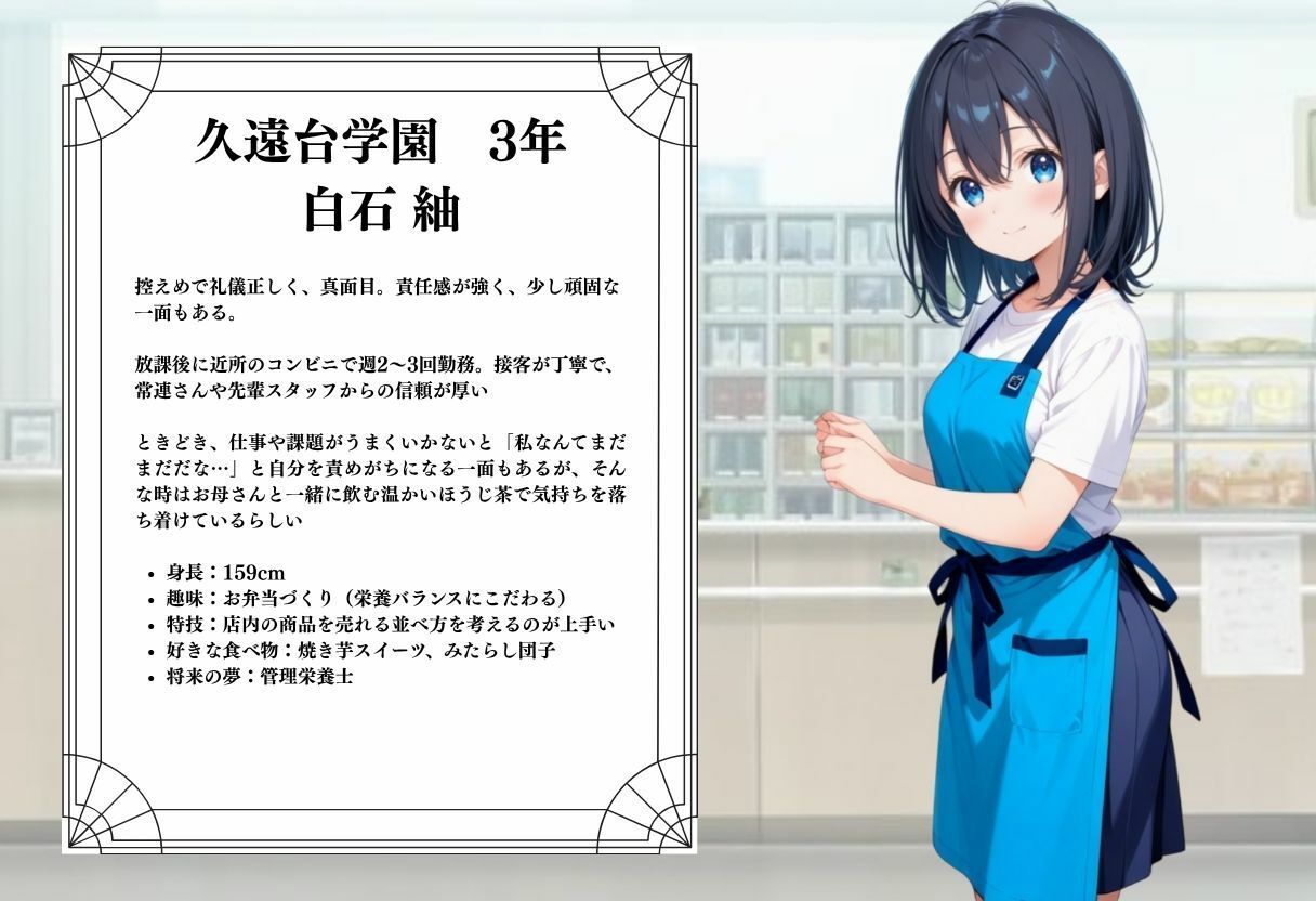 透視メガネ コンビニバイト編 〜白石紬〜 サンプル1ページ目