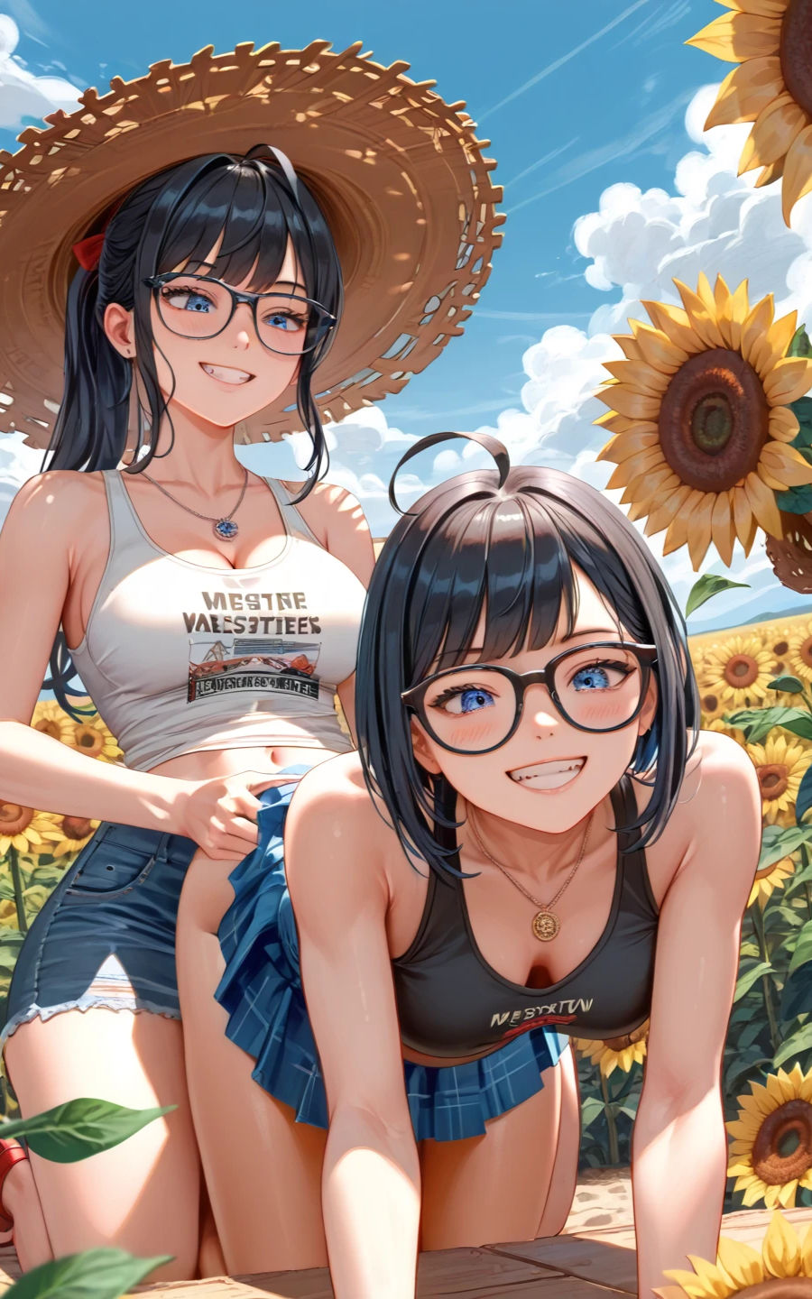 ヒマワリとユリ-ふたりの夏、あふれるまなざし- サンプル7ページ目
