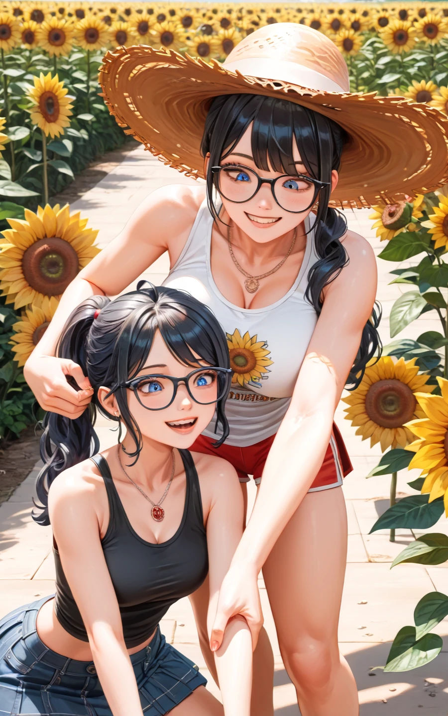 ヒマワリとユリ-ふたりの夏、あふれるまなざし- サンプル10ページ目