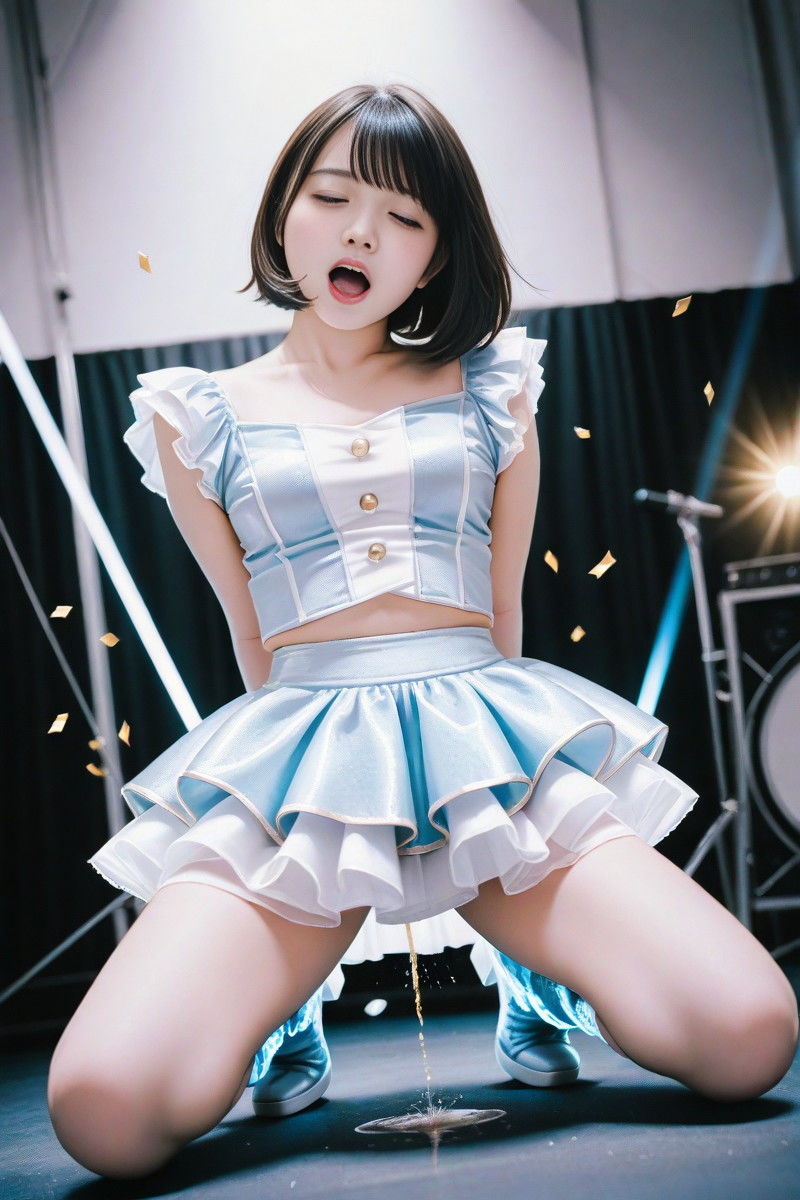 我慢できなかったアイドル 静止画版 サンプル5ページ目