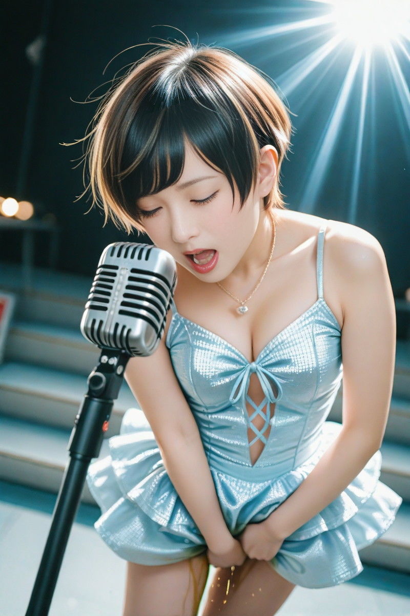 我慢できなかったアイドル 静止画版 サンプル6ページ目