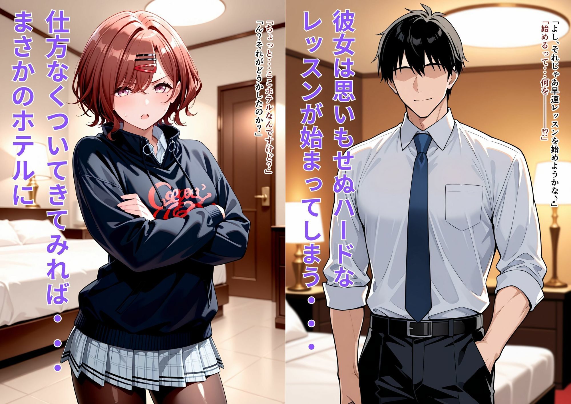 冷たい彼女専用の特別レッスン サンプル2ページ目
