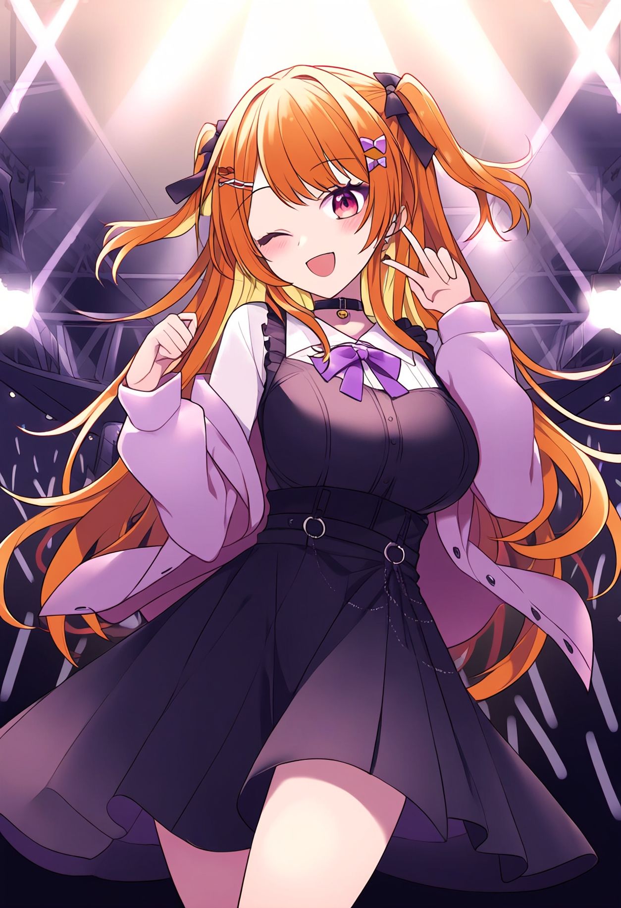 【買い切り版】バーチャル衣装故障で羞恥莉々華（English translation included） サンプル2ページ目