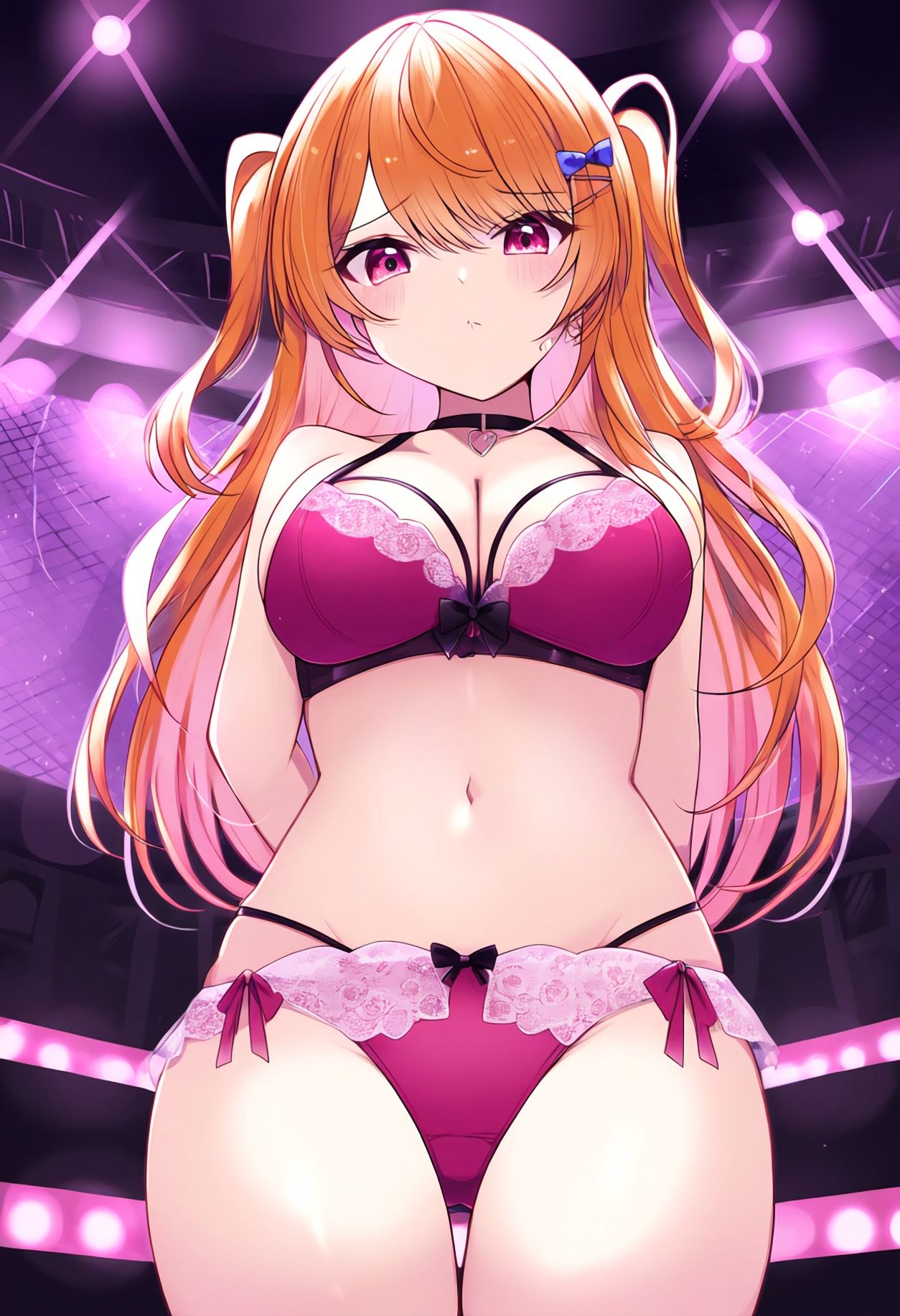 【買い切り版】バーチャル衣装故障で羞恥莉々華（English translation included） サンプル6ページ目