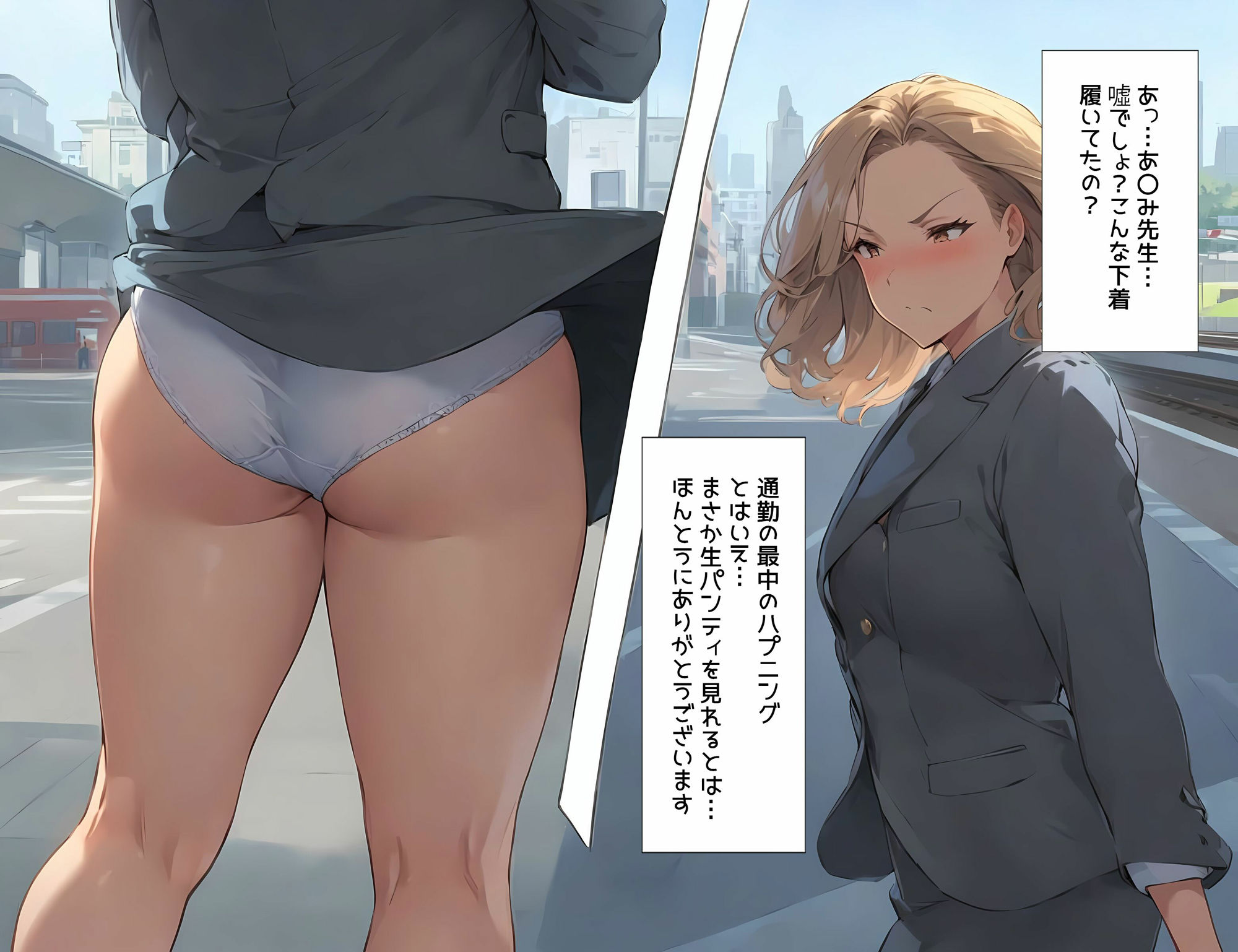 僕は女教師の下着以外は興味がない3  風でスカートがめくれてしまった編 サンプル3ページ目