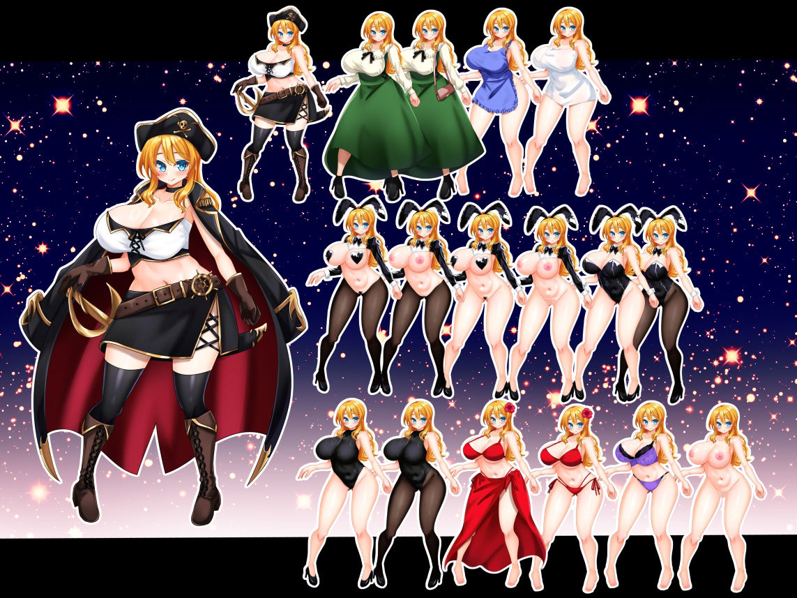 立ち絵素材集 ファンタジーキャラ サンプル2ページ目