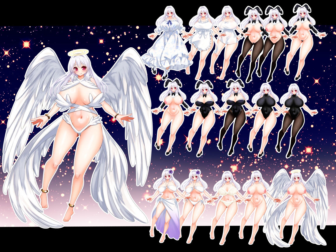 立ち絵素材集 ファンタジーキャラ サンプル4ページ目