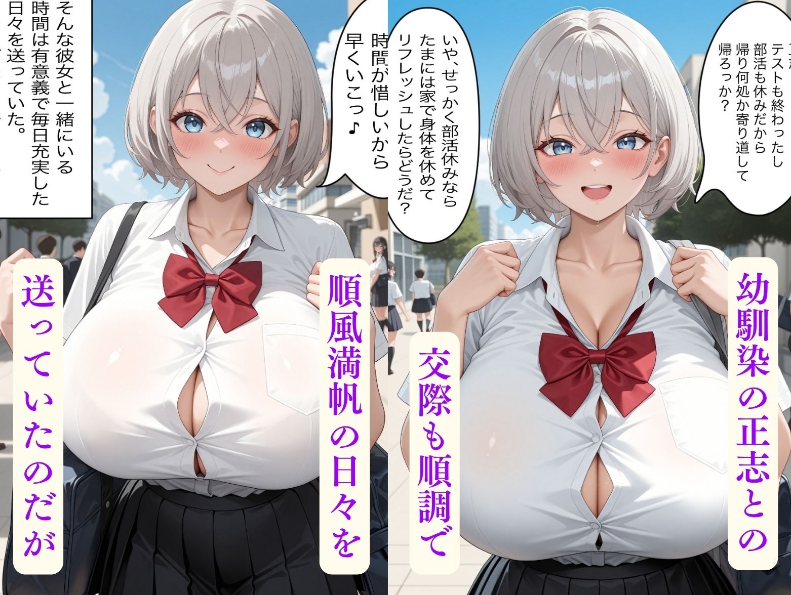爆乳陸上女子寝取られ放課後は変態顧問とSEXトレーニング サンプル3ページ目