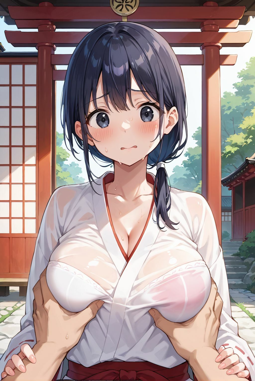 清らかな巫女は、俺にだけ腰を振る サンプル3ページ目