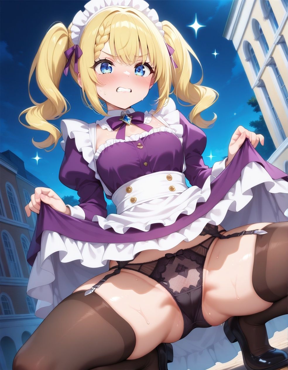 嫌な顔でパンツ見せてくるメイド サンプル8ページ目