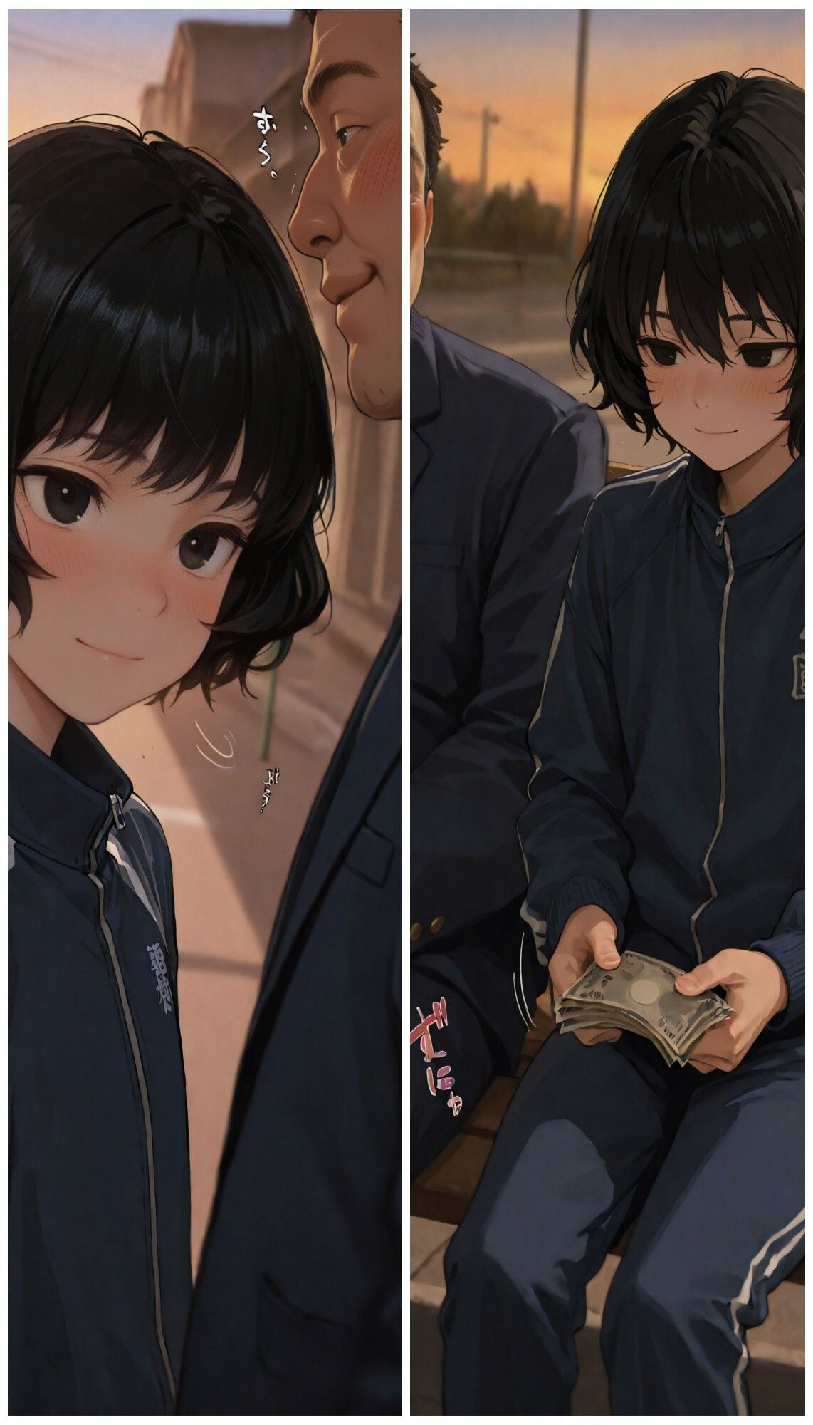 ついてる娘 撮影バイト サンプル1ページ目