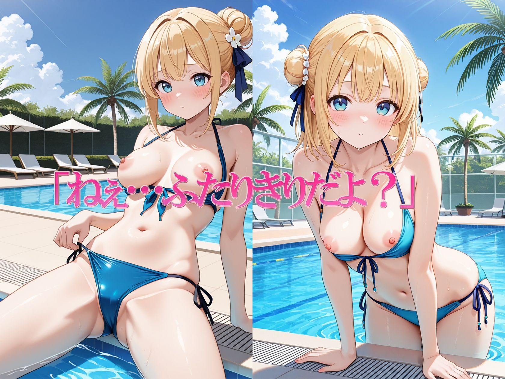 金髪美女の淫らな誘惑 サンプル1ページ目