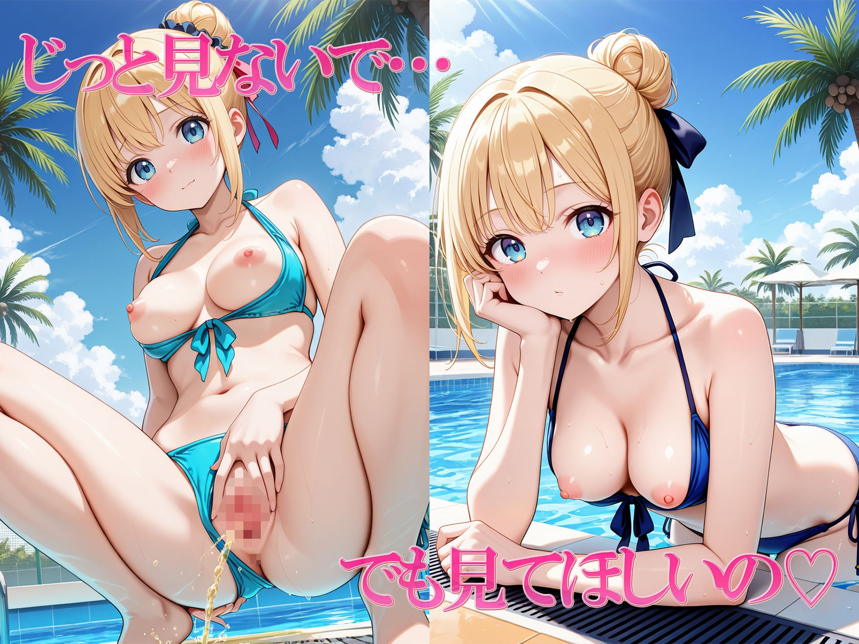 金髪美女の淫らな誘惑 サンプル2ページ目