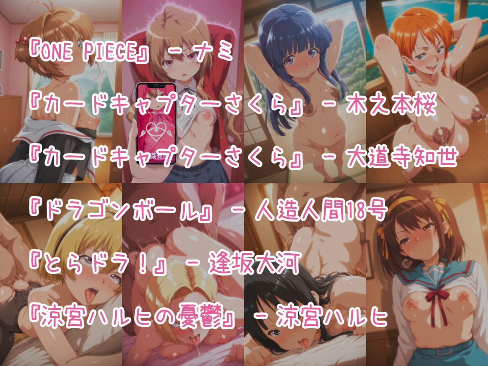 催○スマホでヒロイン洗脳 ＃01 -アニメヒロイン妊娠堕ちコレクション- サンプル1ページ目