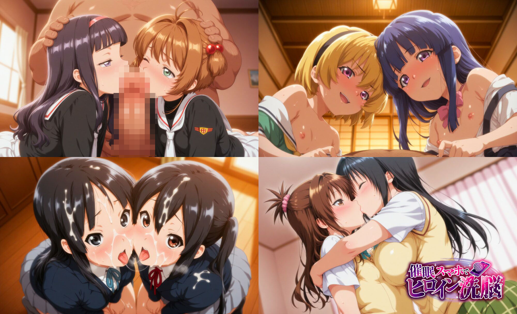 催○スマホでヒロイン洗脳 ＃01 -アニメヒロイン妊娠堕ちコレクション- サンプル5ページ目