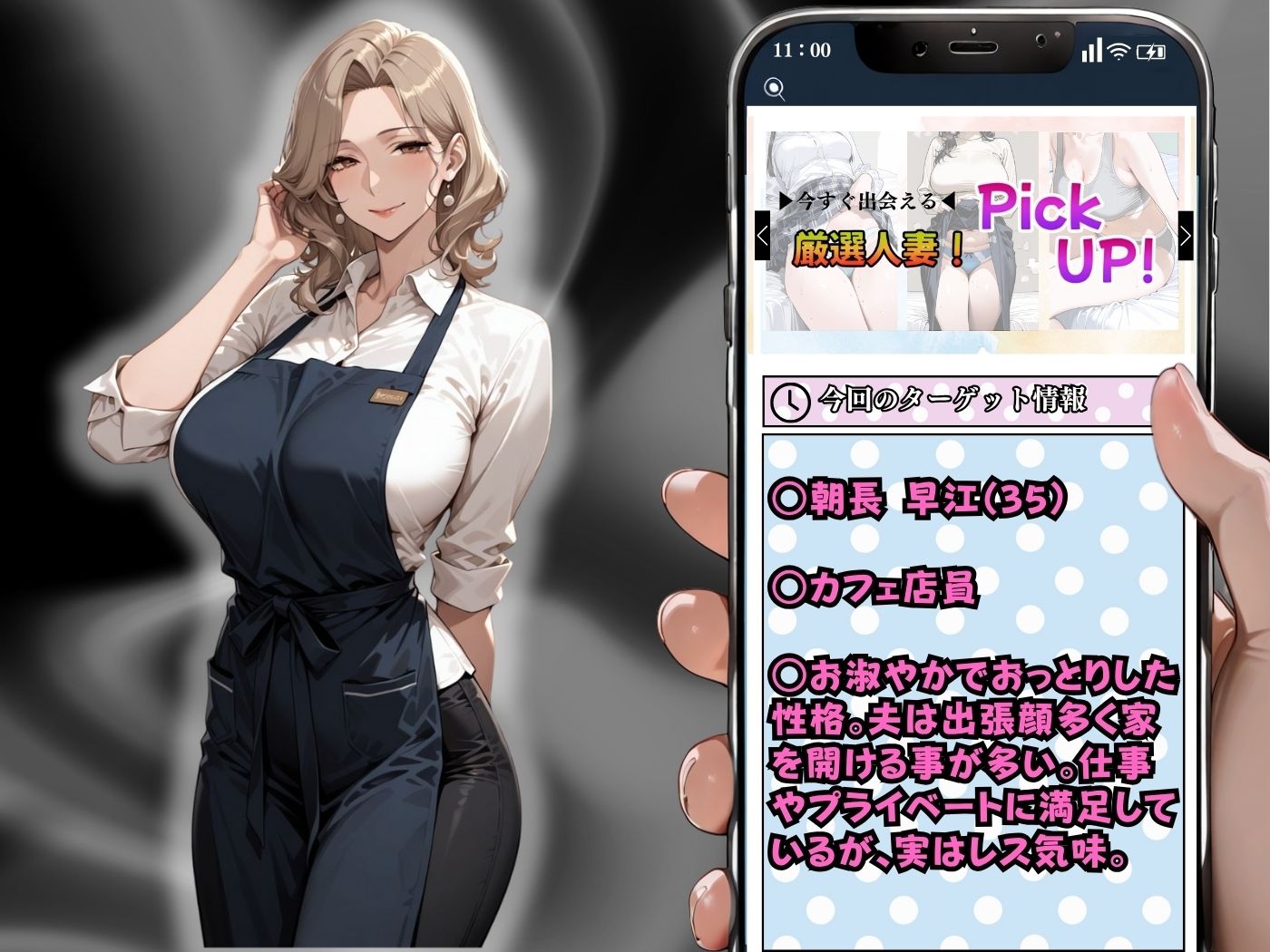 肉感人妻種付け〜愛想良いカフェ店員を背徳感じる中出しセックス〜 サンプル2ページ目