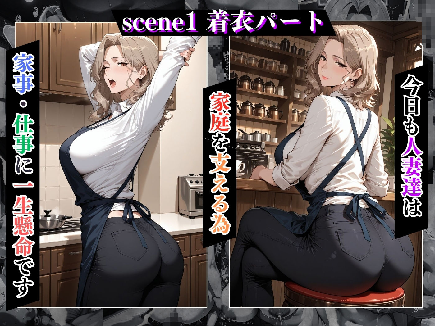 肉感人妻種付け〜愛想良いカフェ店員を背徳感じる中出しセックス〜 サンプル4ページ目