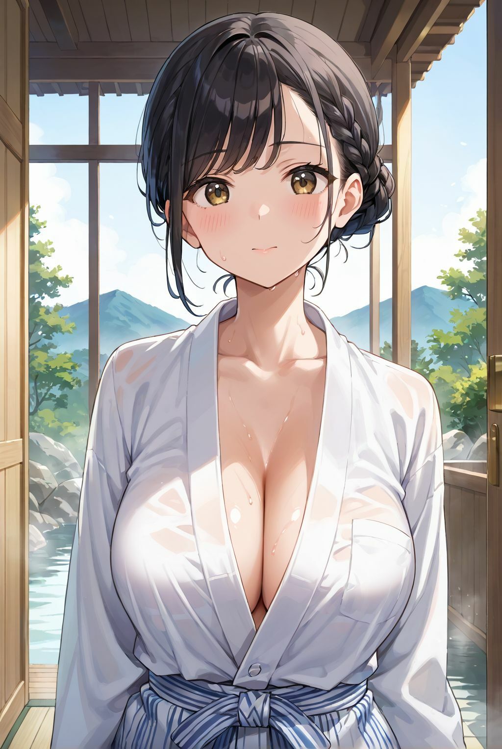 誰にも見せない彼女の顔、一泊二日で壊れるカラダ サンプル1ページ目